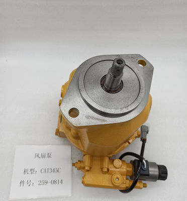E345D Graafmachine Hydraulische ventilatormotor 259-0814 Koelzuigerpomponderdelen