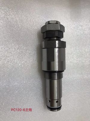 PC120-6 Hydraulische pompklep Hoofdoverloop Zware machineonderdelen